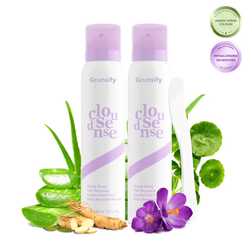 ⏳🔥Limited time offer 49% OFF! ⏰ Bikini Pain-Free Hair Removal Cream for Sensitive Skin--Hypoallergenic Formula-Gentle