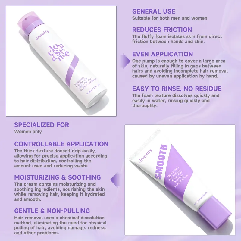 ⏳🔥Limited time offer 49% OFF! ⏰ Bikini Pain-Free Hair Removal Cream for Sensitive Skin--Hypoallergenic Formula-Gentle