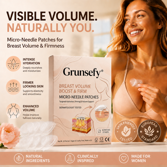 Grunsefy® 👩‍⚕️Targeted Bust Firming & Nourishing Advanced Nano-Microneedle Patches 💃