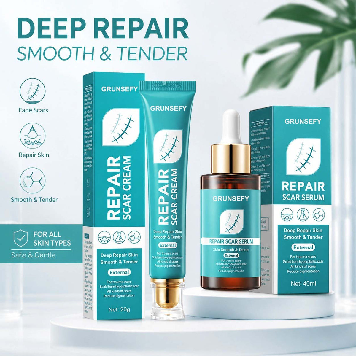 Scar Repair Cream|Treats Old and New Scars, Burns and More