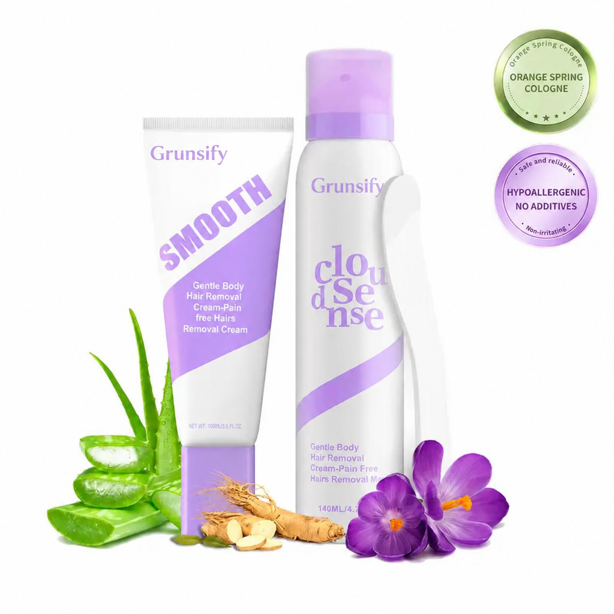 ⏳🔥Limited time offer 49% OFF! ⏰ Bikini Pain-Free Hair Removal Cream for Sensitive Skin--Hypoallergenic Formula-Gentle
