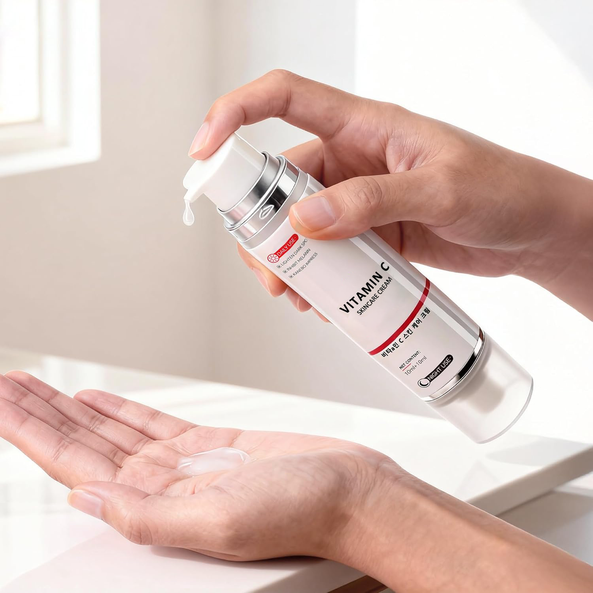 Instant  Lift Cream✨ Retinol + Vitamin C-hyaluronic & Night Cream – Brightening & Even-Tone Care